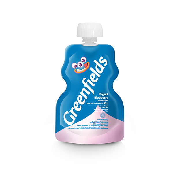 

GREENFIELDS KIDS YOG POUCH BLUEBERRY 80GR