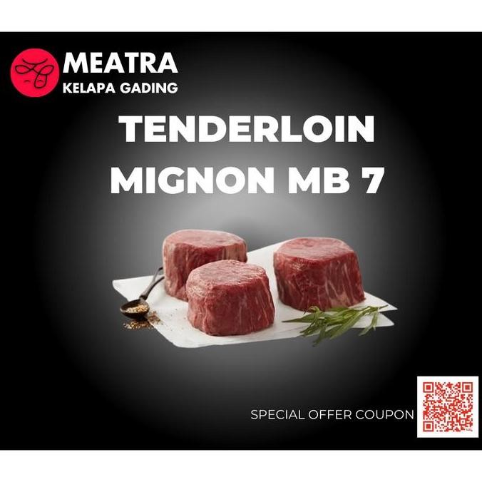 

Tenderloin Fillet Mignon Mb 7+ 250-350 Gram