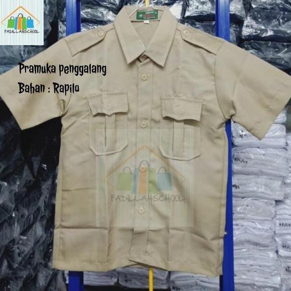 Baju Pramuka Sd/Smp/Sma Bahan Licin Seragam Sekolah Terlaris