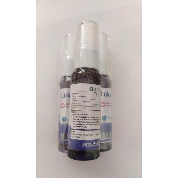 Lukafix Luka-Fix Semprot Spray Obat Luka Untuk Hewan Sapi Kelinci Dll