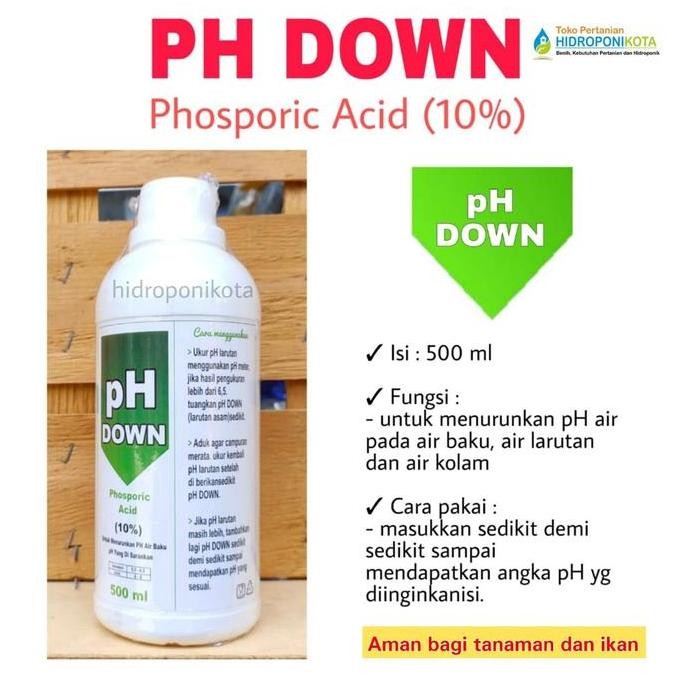 Promo PH UP PH DOWN 500 ML - PH UP - PH DOWN - CAIRAN PENURUN PH - CAIRAN PENAIK PH - PH DOWN KOLAM 