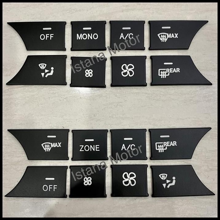 Cover AC Mercedes W204 W212 C E CLA hitam bukan stiker sticker