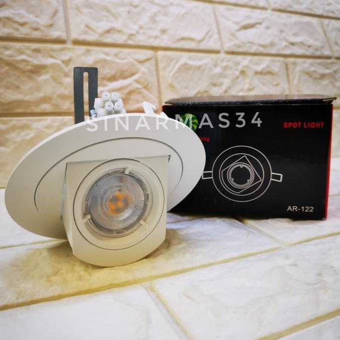 Buruan beli] DownLight Keong MR16 Rumah Lampu Spot LED Halogen Spotlight Wallwasher