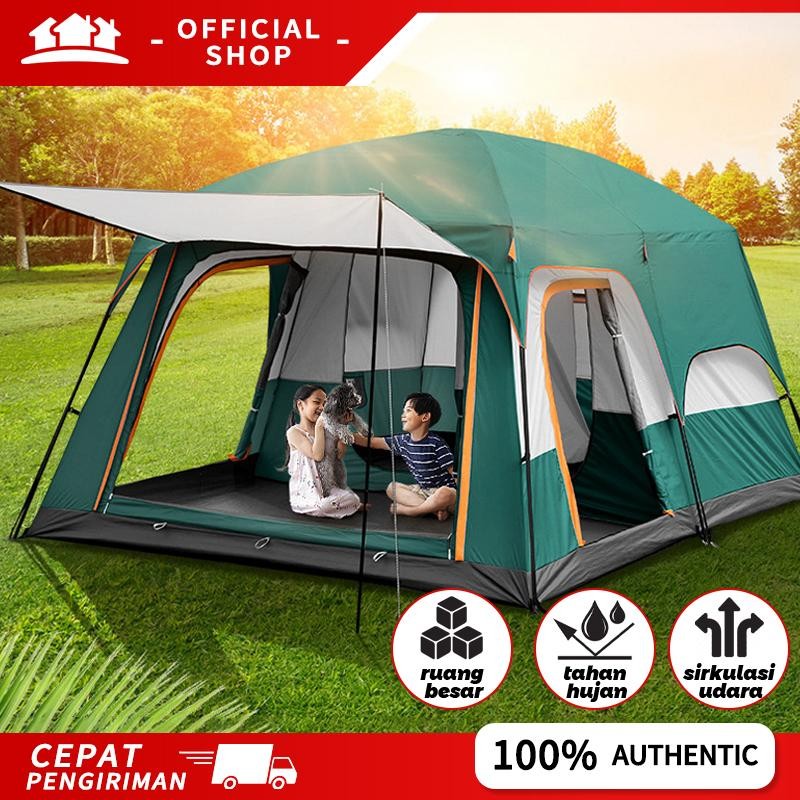 Tenda Camping 4-6 Orang/Portable Waterproof Camping Tent/Tenda berkemah gunung