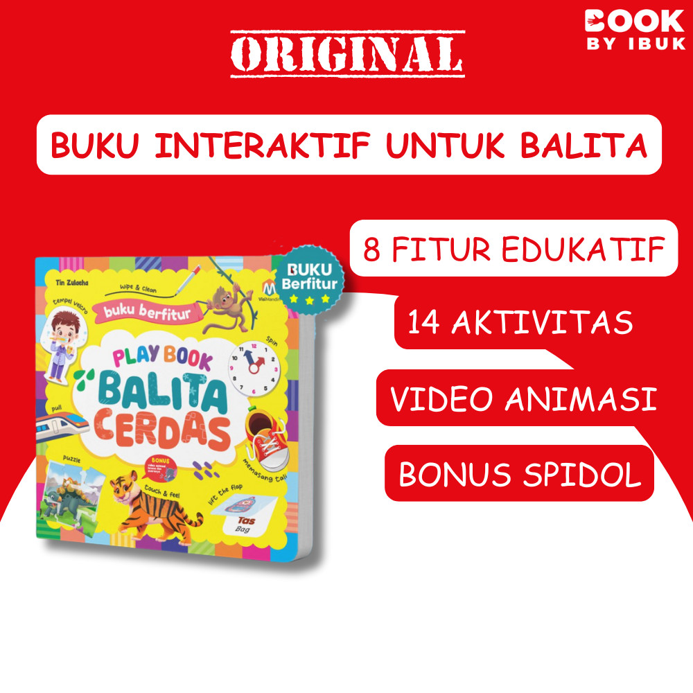 Boardbook Play Book Balita Cerdas, Boardbook Anak, Board book Murah, Buku ZIyad [Ziyad Books]