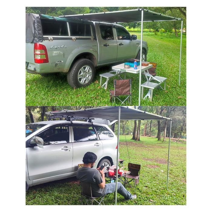 Tenda Mobil Side Awning Car Tent Portable Camping Super Universal
