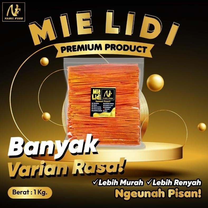 

Promo..!!! Termurah Mie Lidi Nabil 1000Gr/1Kg Super Renyah Berbagai Rasa Kiloan He13