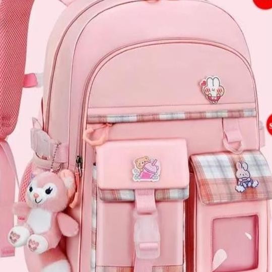 

Terjangkau Tas Ransel Sekolah Anak Perempuan Terbaru Motif Korea Fashion Bahan Dinir 300 Ukuran 30X17X45Cm