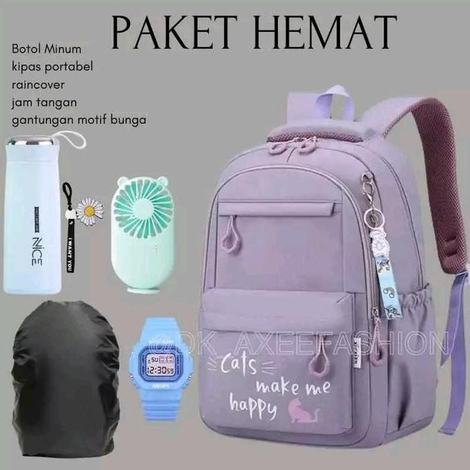 

Terjangkau Tas Sekolah Anak Perempuan Sd Smp Sma Polos Tas Ransel Anak Cewek Banyak Bonusnya