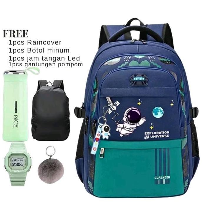 

Spesial Tas Sekolah Anak Laki Laki Sd Smp Astronot Banyak Bonus