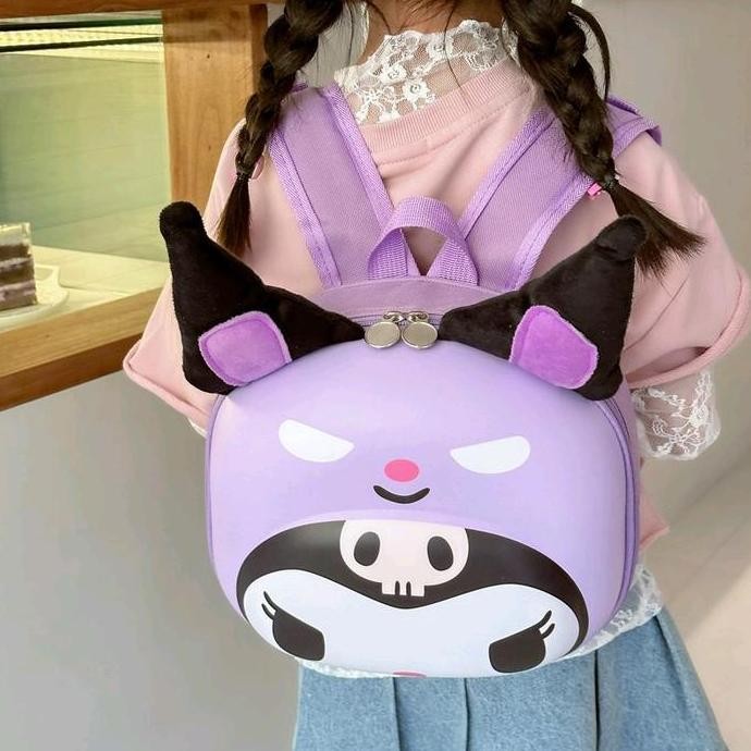 

Diskon Oslo - Tas Cangkang Keras/Tas Telur Anak Paud Tk Kuromi Baru Ransel Kecil Anak Perempuan Kartun Ransel Anak Tk 3D Import Anti Air