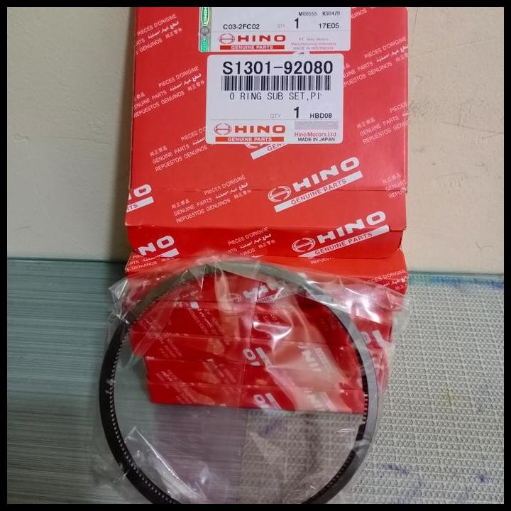 RING PISTON RING SEHER JO8E HINO LOHAN HINO 500