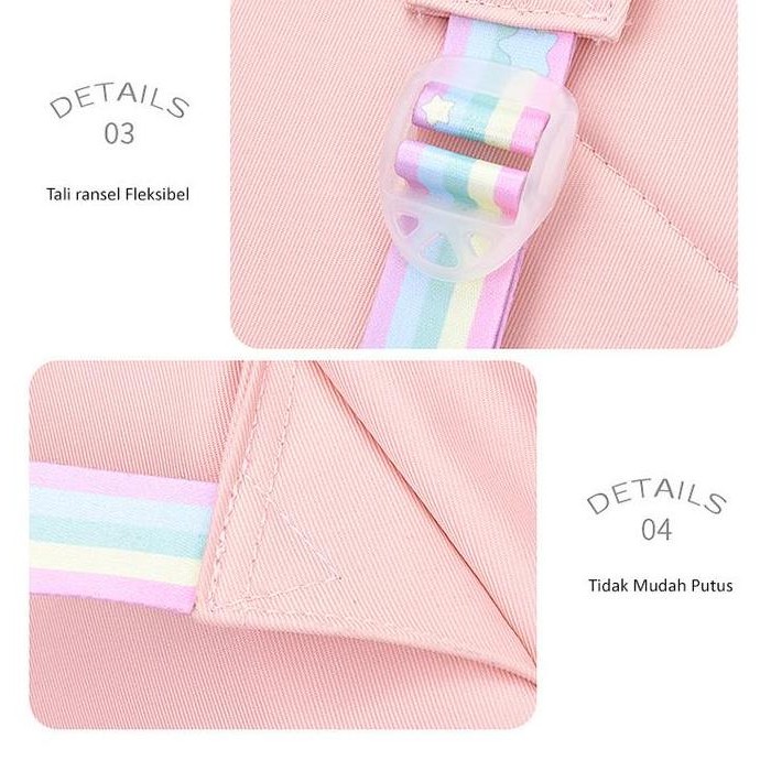 

Miliki Kidzlover Tas Sekolah Anak Perempuan Import Anak Sd- Remaja Yx20504 Fashion Anak