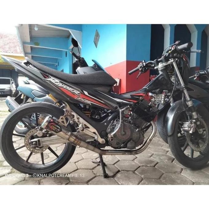 Knalpot Creampie Jogja Orinal Satria Fu Road Race Cp3 Stainless