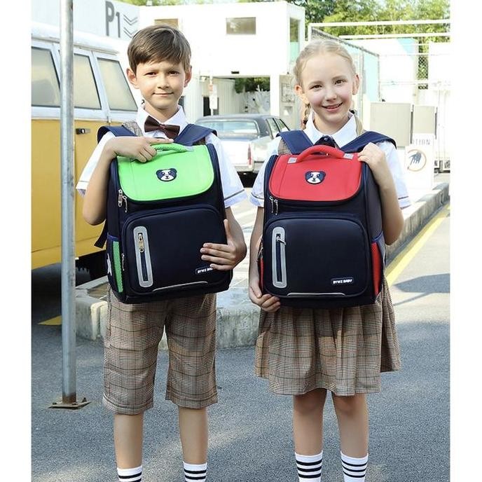 

Terjangkau Wwh09 Tas Anak Sekolah Sd Ransel Panda 16" Besar Backpack Unisex Tkm