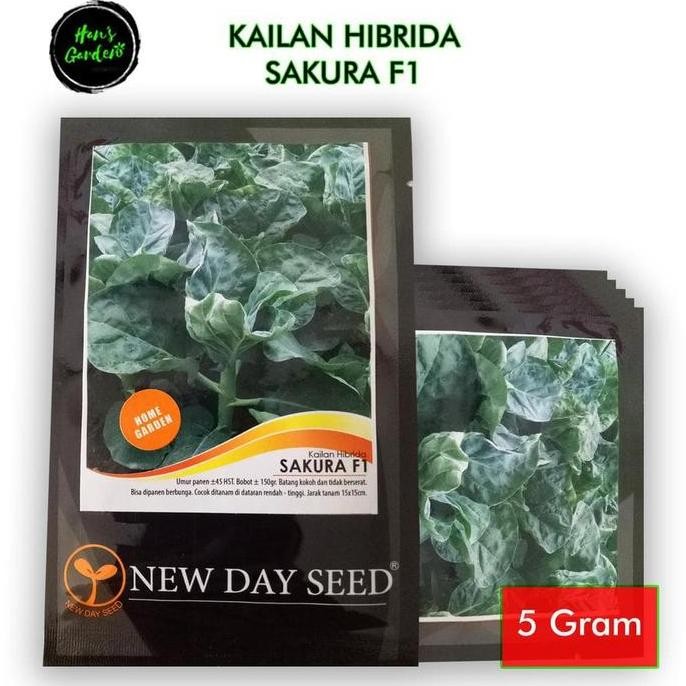 Promo Bibit / benih kailan sakura New day seed Terlaris COD