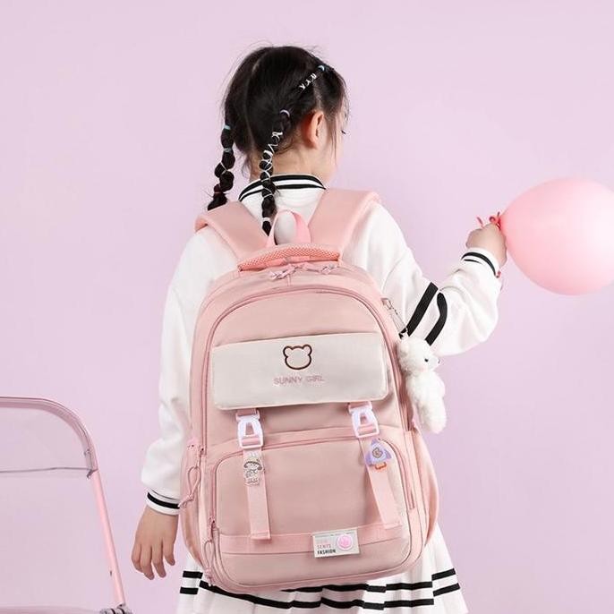 

Terjangkau [Hinata] Free Gantungan Boneka - Tas Ransel Anak Sekolah Model Simple Dan Lucu Kualitas Premium -M0195