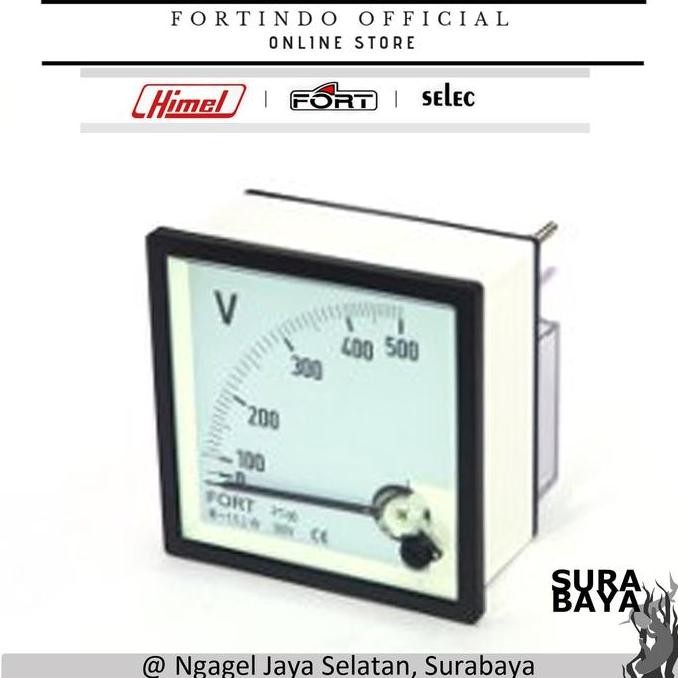 Promo Volt Panel Meter FORT FT-96V FORT PANEL SURABAYA COD