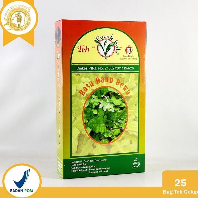 

TEH DAUN DEWA PUCUK BOLA ( 25 Bag teh Celup)