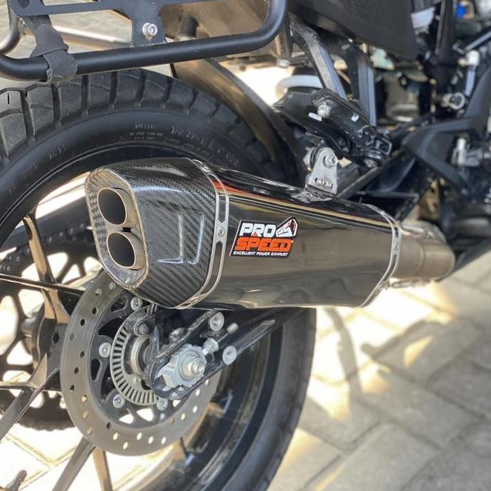 Knalpot Prospeed Shark Black New Fullsystem KTM 250 390 ADV Adventure