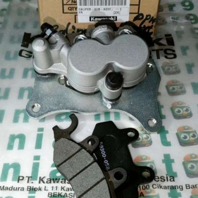 KALIPER DEPAN KEPALA BABI DEPAN KLX150 KLX 150 DTRACKER KAWASAKI ORI