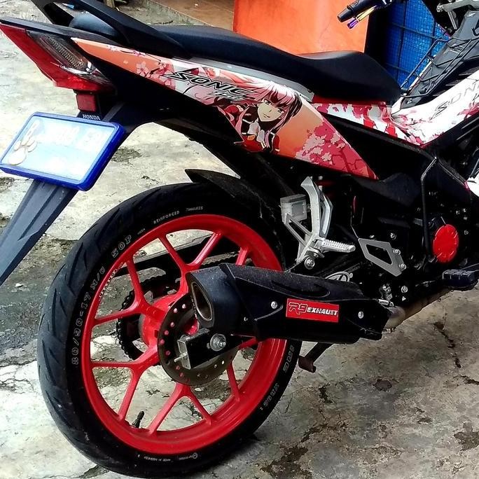 Knalpot R9 Misano MX King, Jupiter MX, Sonic, Supra GTR, Satria