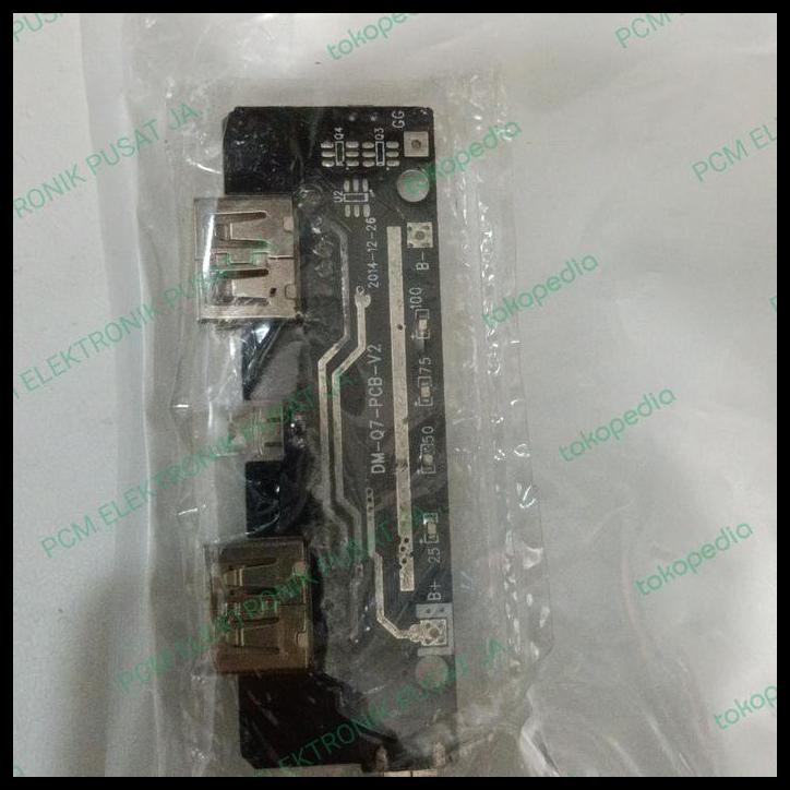 DISKON 1387 KIT MODULE MODUL POWERBANK POWER BANK DUAL OUTPUT 2A 