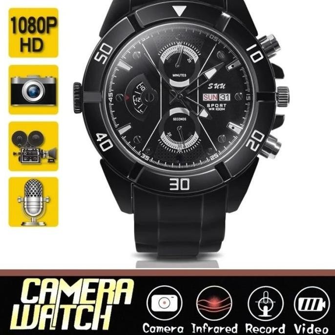New Spy Watch Model With Hidden Camera + Voice + Video Recorder