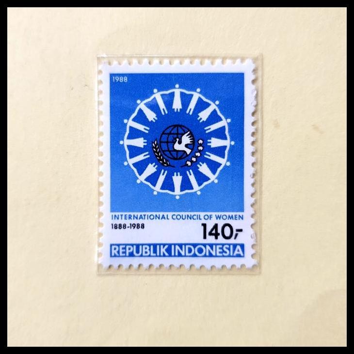 

TERBARU PRANGKO INDONESIA 1988. HUT KE 100 TAHUN INTERNATIONAL COUNCIL OF WOMEN. SET LENGKAP (1V) !!!