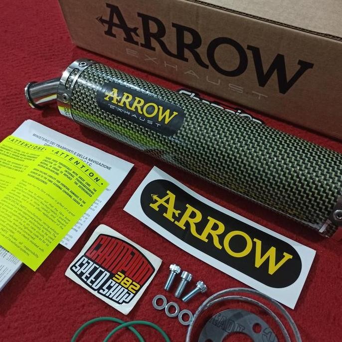 Silencer Knalpot 2T 2 Tak 2Tak 2 Stroke ARROW Exhaust ORI ITALY