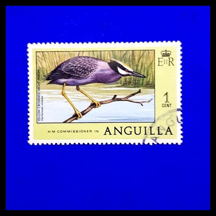 

BEST DEAL PRANGKO BURUNG ~ YELLOW-CROWNED NIGHT-HERON DARI ANGUILLA