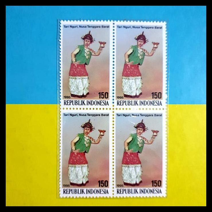 

HOT DEAL PRANGKO INDONESIA. TARIAN DAERAH ~ TARI NGURI DARI NUSA TENGGARA BARAT. BLOK-4. MNH. !