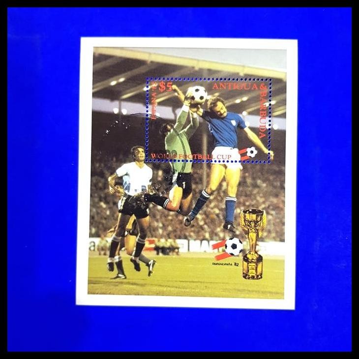 

GRATIS ONGKIR PERANGKO/PRANGKO SEPAK BOLA. SS PIALA DUNIA ESPANA '82 DARI ANTIGUA !!!