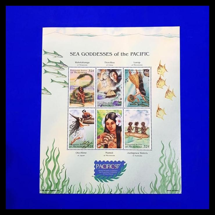 

HOT DEAL PERANGKO/PRANGKO MS DEWI LAUT PASIFIK ~ SEA GODDESSES OF THE PACIFIC !!!