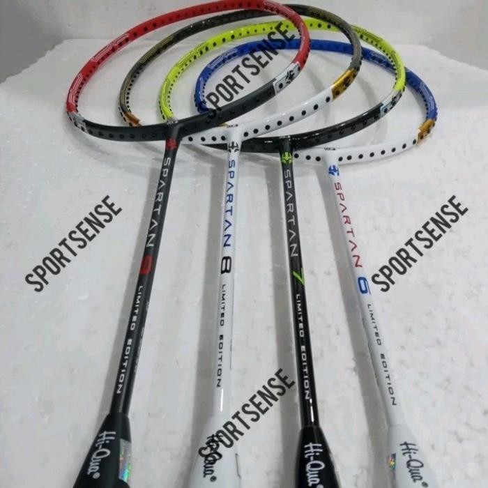 Sns Raket Bulutangkis Badminton Hi Qua Hiqua Hq Hi-Qua Spartan 6 7 8 9 Dan Acura Triga 5 6 7 8 9  Li