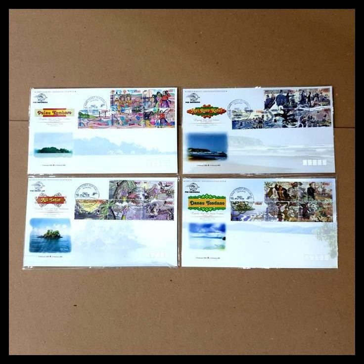 

TERBARU PRANGKO INDONESIA. SHP CERITA RAKYAT SERI 5 TAHUN 2002. SET 4 SAMPUL !!!!