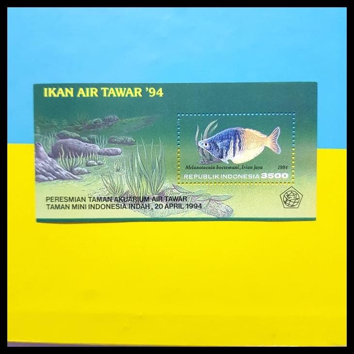 

HOT DEAL PRANGKO/PERANGKO INDONESIA. SS 109. IKAN AIR TAWAR '94 !!!!!!