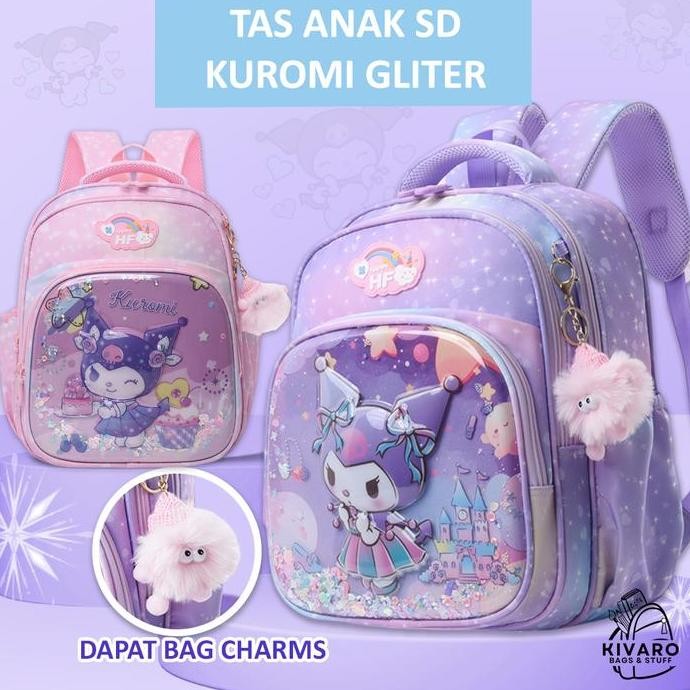 

Diskon Tas Ransel Anak Sd Kuromi Motif Besar 38Cm Fashion Perempuan Bonus Bag Charms | 0895 Kivaro Sekolah