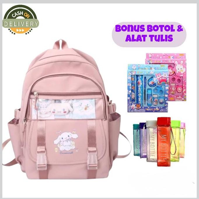 

Diskon Tas Ransel Sekolah Anak Cinamorol Bonus Mybottle Alat Tulis Set Backpack Anak Premium