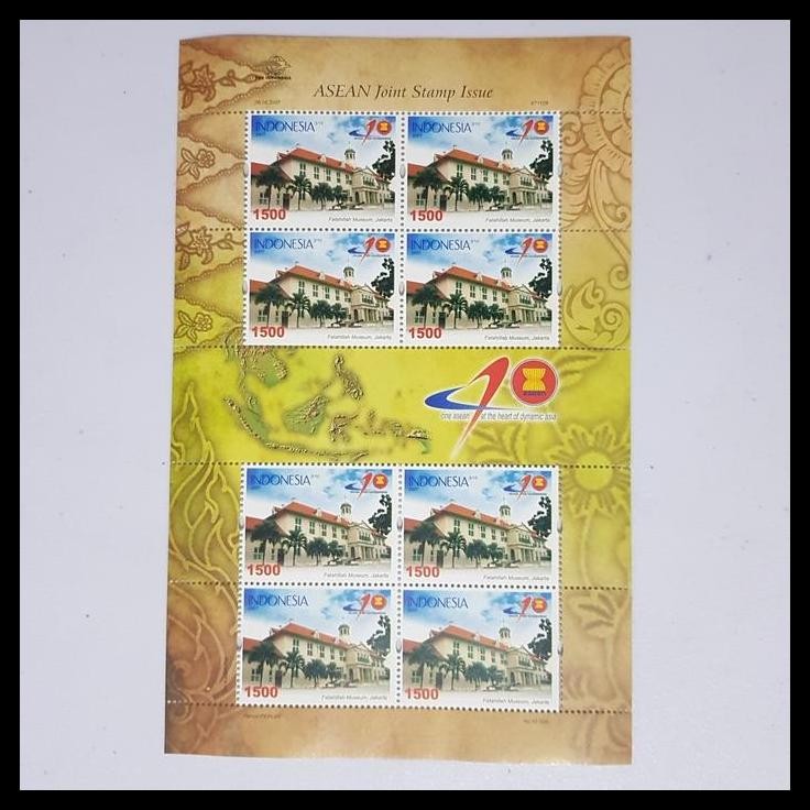 

HOT DEAL PRANGKO/PERANGKO INDONESIA. ASEAN JOINT STAMP ISSUE. FULLSHEET. 80.000