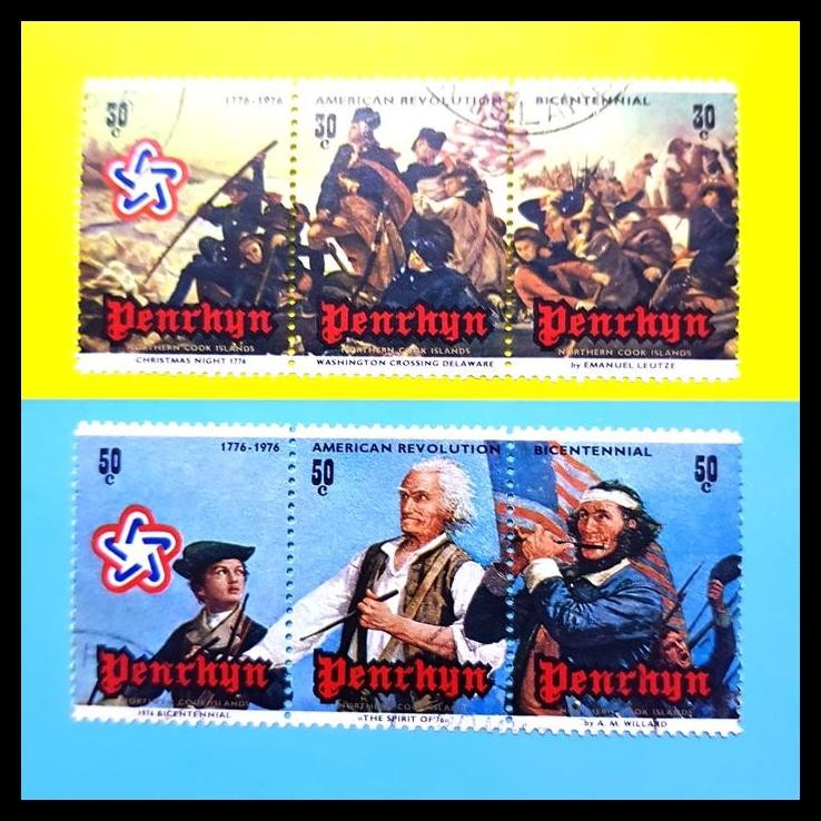 

HOT DEAL PRANGKO TEMA AMERICAN REVOLUTION BICENTENNIAL 1776-1976 !