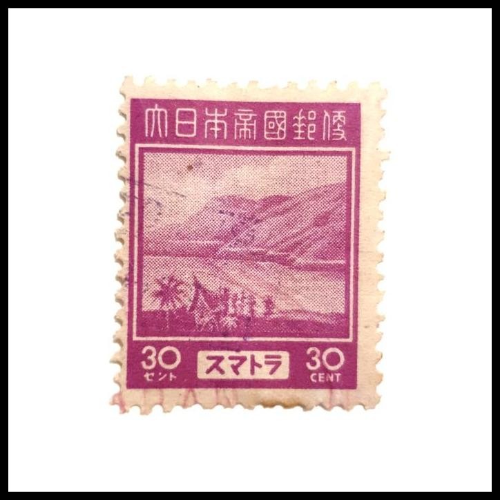 

DISKON PRANGKO PEND. JEPANG DI SUMATRA. 30 CENT DANAU TOBA. USED