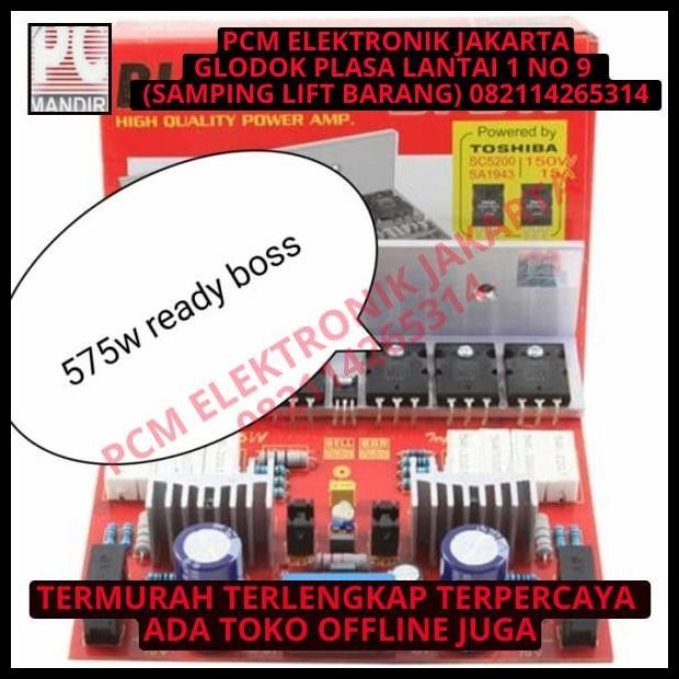 TERMURAH KIT POWER AMPLIFIER SPEAKER BELL BLAZER 575W 575WATT 575 WATT TOSHIBA 