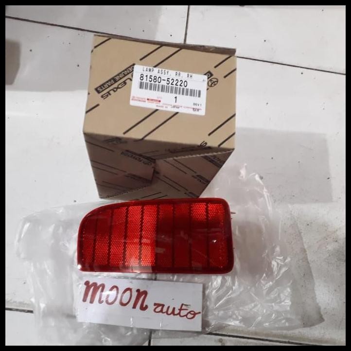 BEST DEAL LAMPU REFLEKTOR BEMPER BELAKANG YARIS 2012-2013 ORI 