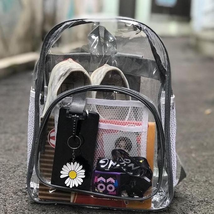 

Spesial Tas Ransel Backpack Mika Pvc Mini Transparant Unisex Anak Remaja Fashion Korean Style