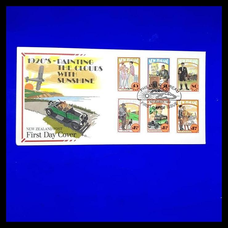 

HOT DEAL PRANGKO NEW ZEALAND. FDC 1920'S ~ PAINTING THE CLOUDS WITH SUNSHINE !!!!!!