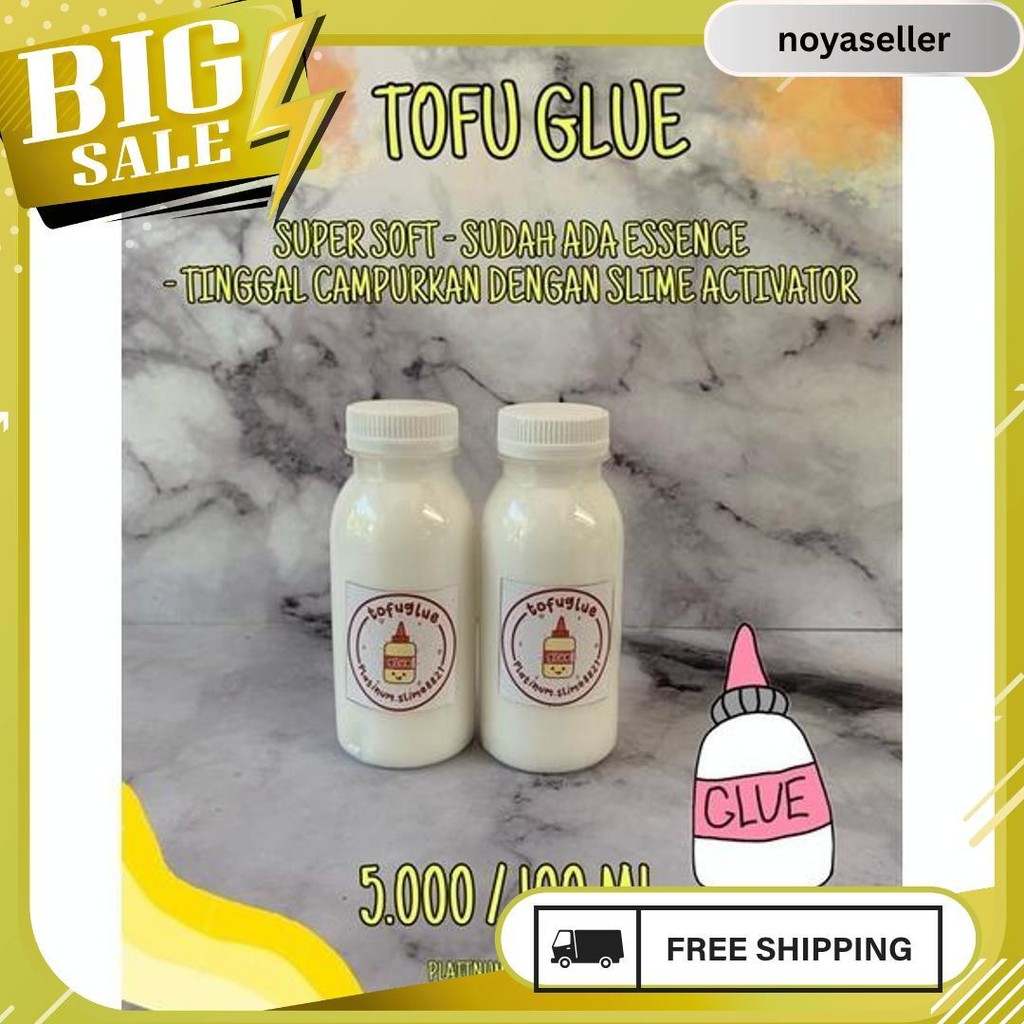 

Lem Tofu 100Ml || Tofu Glue 100Mll || Platinum.Slime8821 6.6
