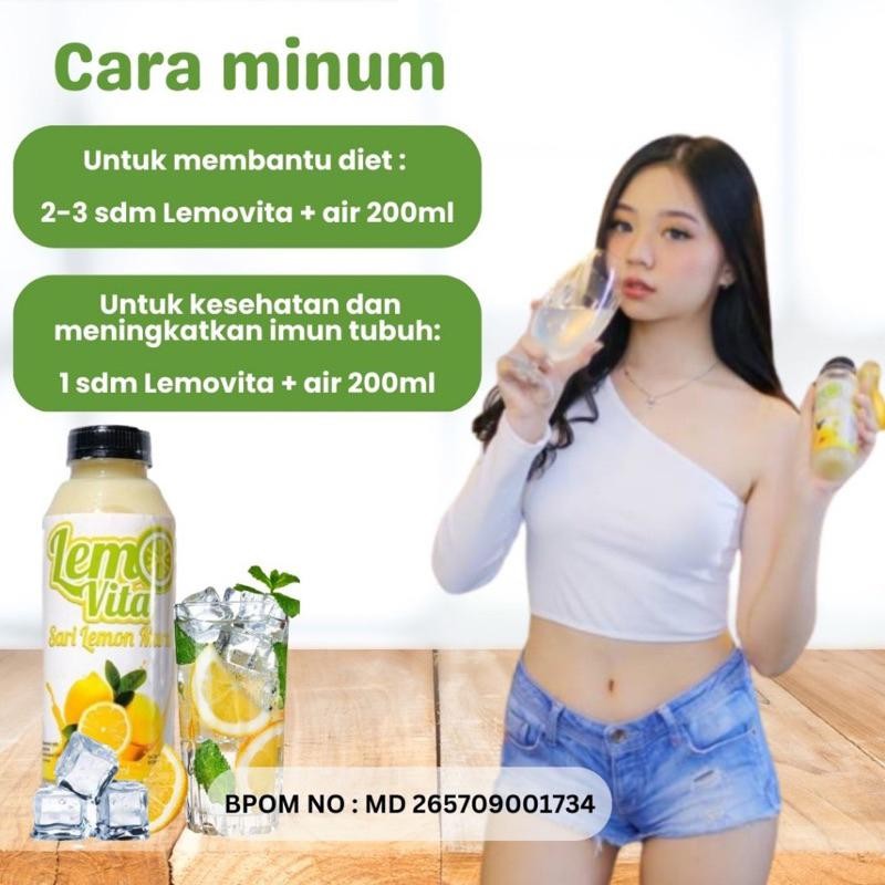 

Cri Lemovita Paket Hemat 250Ml+100Gr Chiaseed Bpom Lemovita Sari Lemon Murni