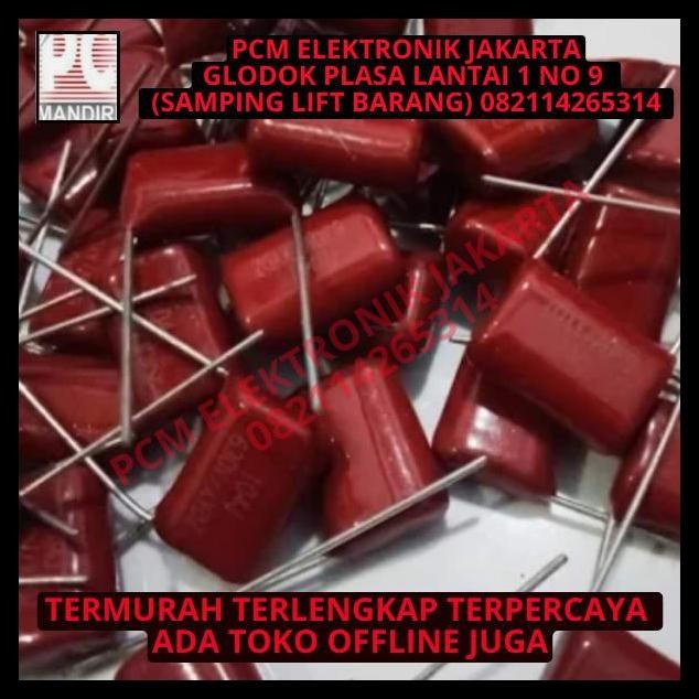 GRATIS ONGKIR KAPASITOR CAPACITOR MILAR 123 12NF 12 NF 250V 250VOLT 250 VOLT 
