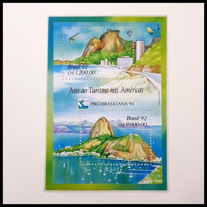 

GRATIS ONGKIR PRANGKO BRASIL 1992. MOUNTAIN RIO DE JANAIRO. TOURISM